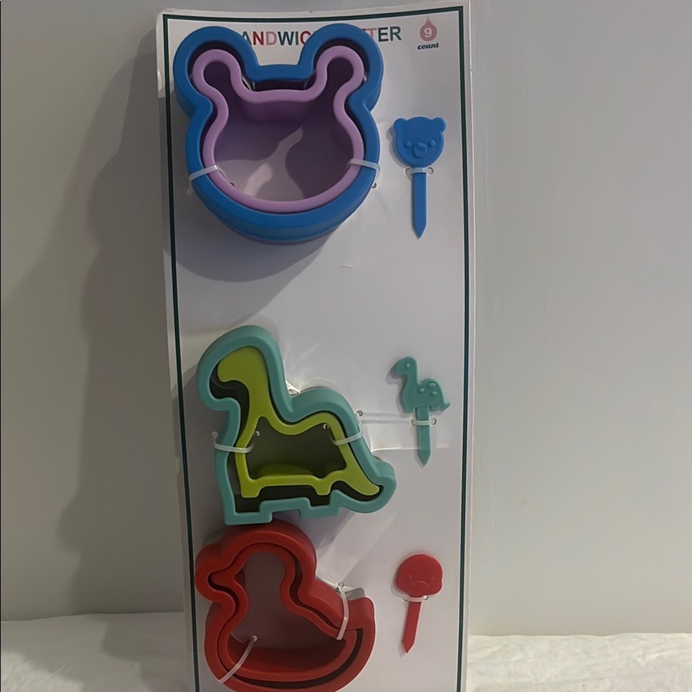 Colorful Sandwich Cutter Set for Kids